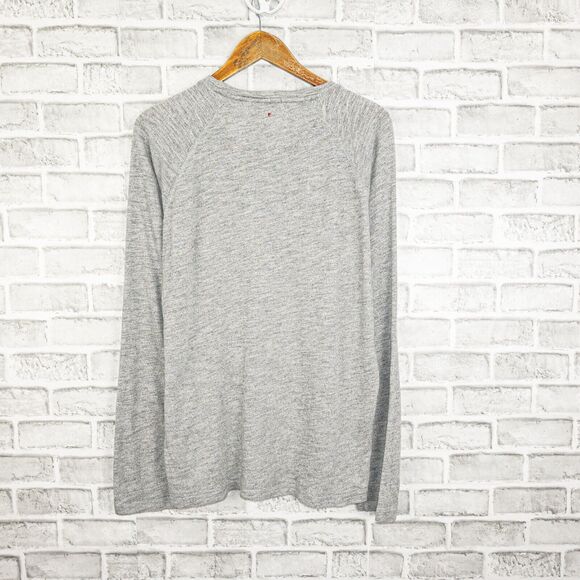 APOLIS Men's Crew Neck Pullover Sweatshirt tee heather Gray XL - Picture 6 of 6